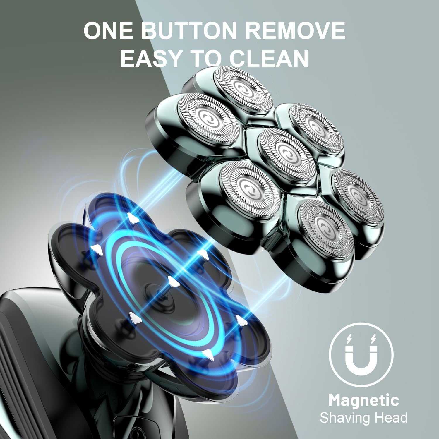 Bald Head Shaver for Men - Upgraded 7D Electric Head Shaver