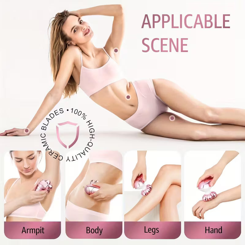 ShaverOne™ Electric Shaver for Women – Painless Hair Removal for Legs, Bikini, Face & Underarms