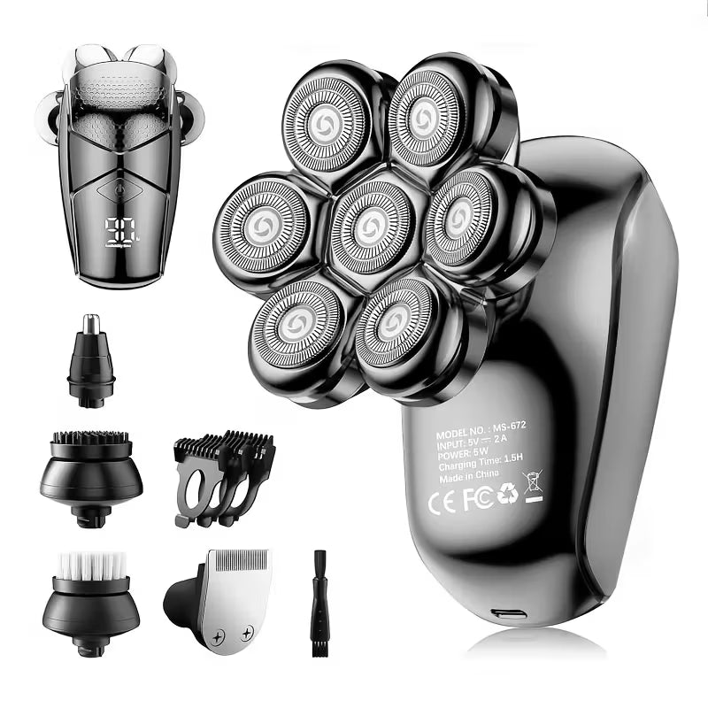 Bald Head Shaver for Men - Upgraded 7D Electric Head Shaver