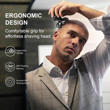 Upgraded 7D Head Shaver for Bald Men – Magnetic, Waterproof & Rechargeable Grooming Kit