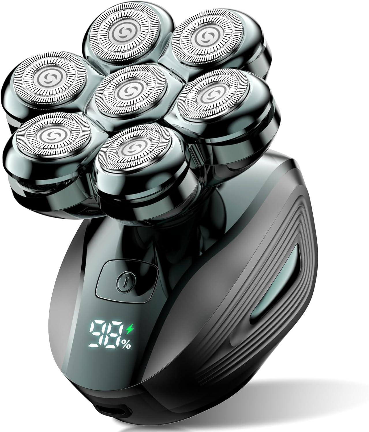 Upgraded 7D Head Shaver for Bald Men – Magnetic, Waterproof & Rechargeable Grooming Kit