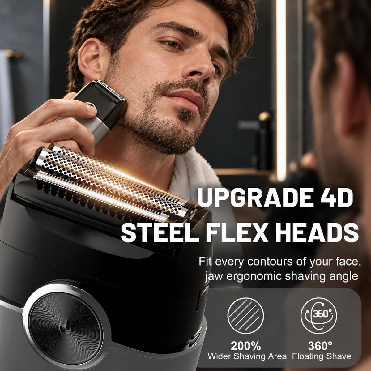 Electric Razor for Men Portable Mini Foil Shaver